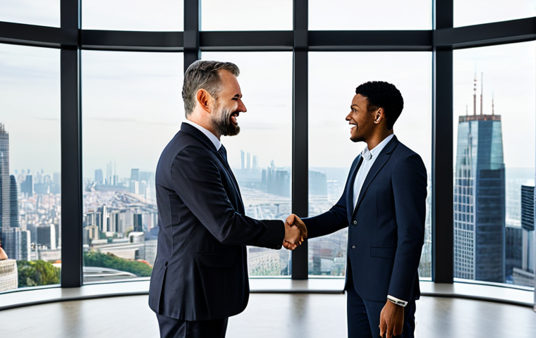 **

"A confident International Business Manager, fully clothed in professional business attire, shaking hands with a diverse team in a modern office overlooking a global cityscape. The scene emphasizes collaboration and cultural understanding. Safe for work, appropriate content, perfect anatomy, natural proportions, professional, modest."

**